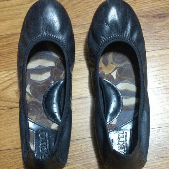 Born Julianne Black Leather Flat Size 6 - Picture 7 of 14